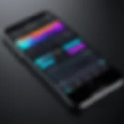 User interface of Adobe Pro on iPhone