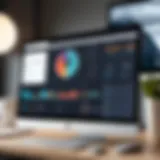 Visual representation of time tracking dashboard