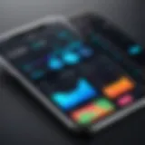 Dashboard of a mobile app showcasing subscription management features