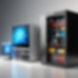 A visual comparison chart of online personal storage solutions highlighting key features.