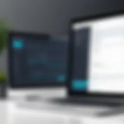 Sophisticated scheduling interface showcasing appointments