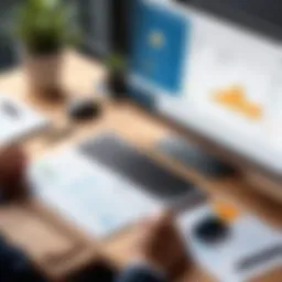 Interface of Buildxact software showcasing project management tools