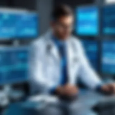 Challenges in Implementing EMR Systems Diagram depicting challenges faced by healthcare providers with EMR