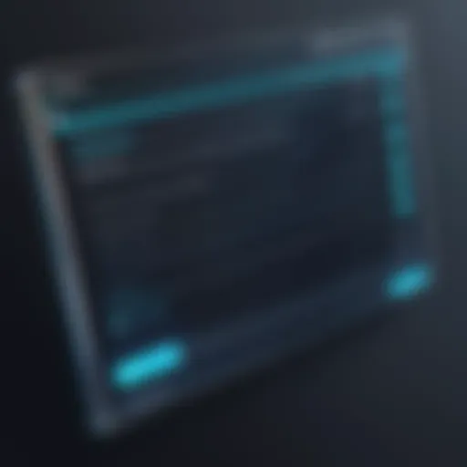 Dynamic website chat interface showcasing various features
