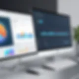 Visual comparison of online presentation tools interface