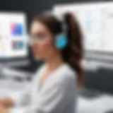 Webflow interface showcasing advanced design capabilities