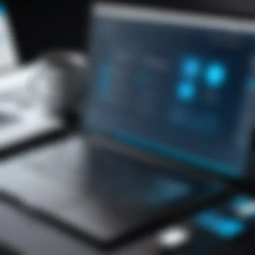 Visual representation of e-auction platform features