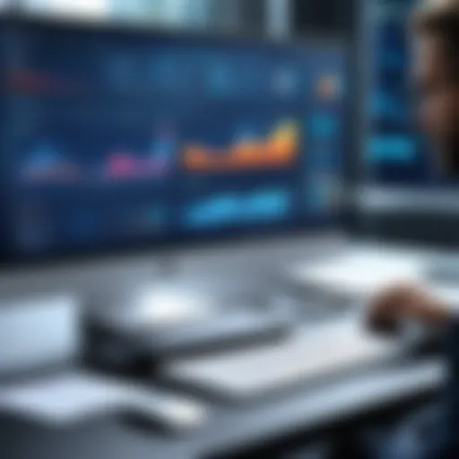 Visualization of board meeting software interface