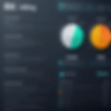 Comparison chart showcasing features and pricing of tax software