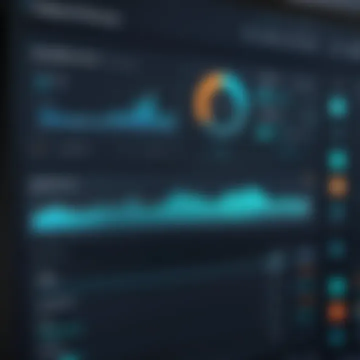 Dashboard showcasing survey results and analytics