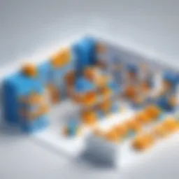 Diagram illustrating the architecture of inventory management software