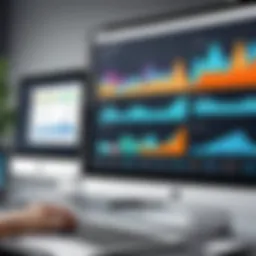 Dashboard showcasing product management analytics