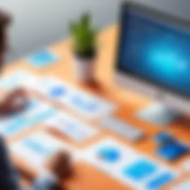 Team collaboration using product management software