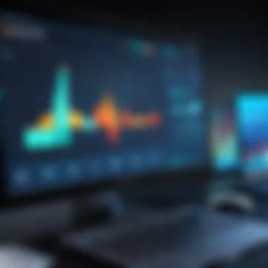 Graphical illustration of market sentiment trends