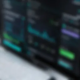 Centralized log management dashboard showcasing performance metrics