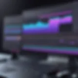 User interface of Adobe Premiere showing video editing tools