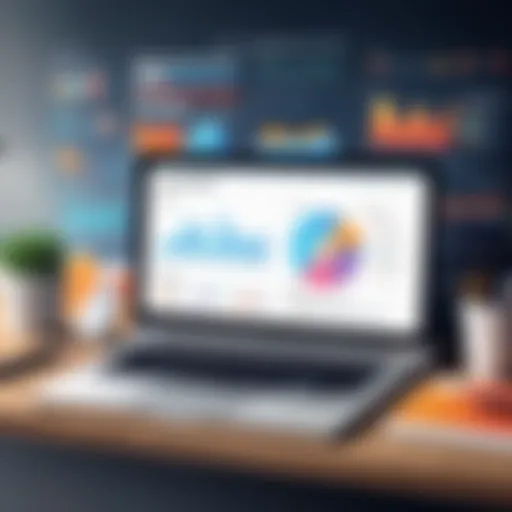 A visual representation of digital marketing analytics