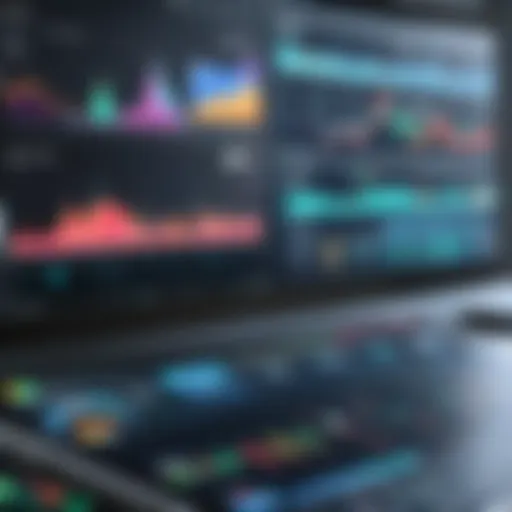 A visually appealing dashboard of a trading platform showcasing various analytics and tools