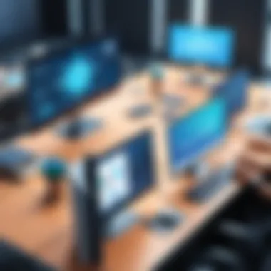 Harnessing Technology for Team Collaboration Collaborative workspace with digital tools