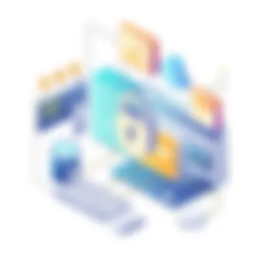 Visual representation of digital security