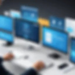 Visual representation of credentialing management systems