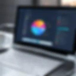 Visual representation of decision analysis software interface