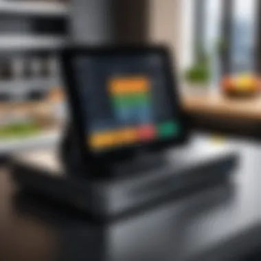 Dinerware POS system interface showcasing various features.