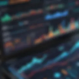 Visual representation of financial data analysis