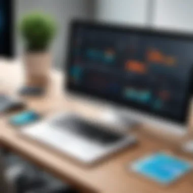 Dashboard showcasing E-Leads CRM interface