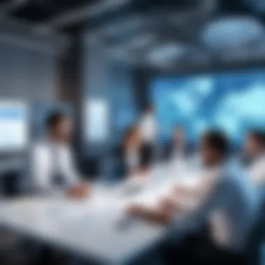 Collaboration of Architects in IT Illustration of collaborative roles between enterprise architects and system architects.
