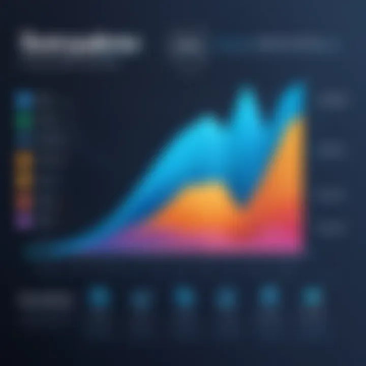 Graph showcasing software scalability