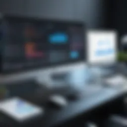 Visual representation of BI Studio functionalities