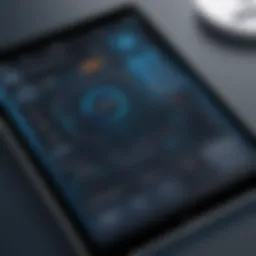 User interface of a leading CAD app on iPad