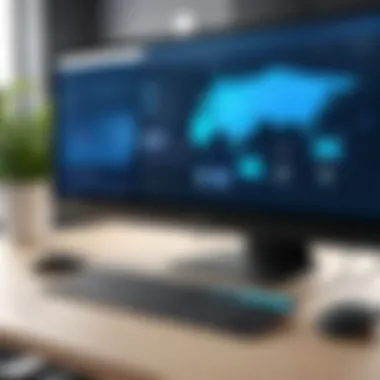 User interface of a help desk solution