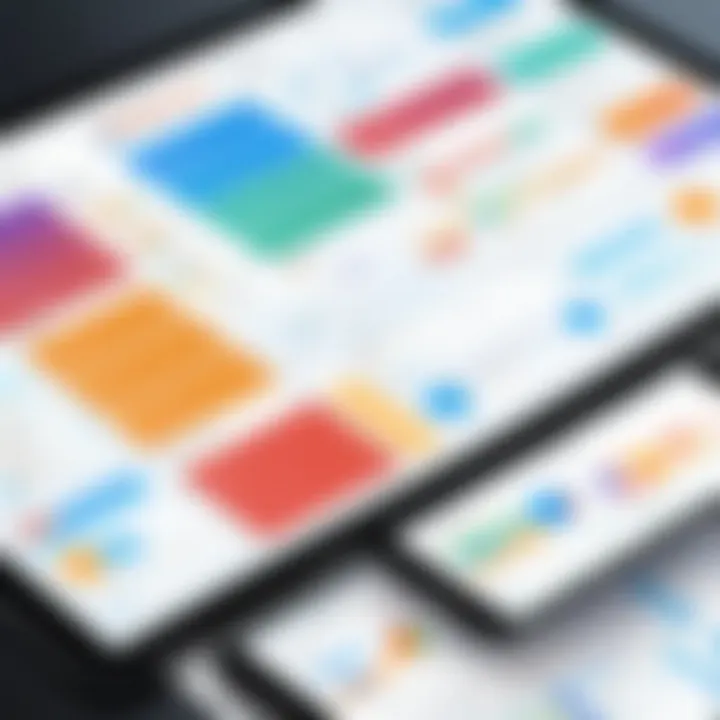 Chart comparing user experiences across various content mapping tools