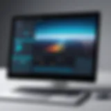 Illustration of digital takeoff software interface showcasing features