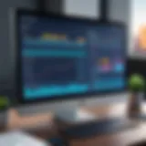Overview of asset management software interface