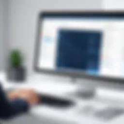 Interface of a popular open source CRM software