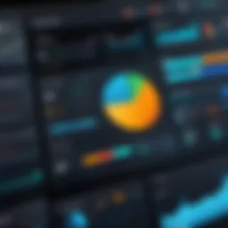 Visual representation of product analytics dashboard