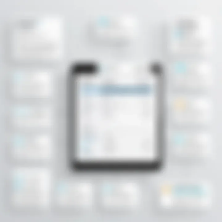 Infographic illustrating key features of Invoice to Go Free for small businesses
