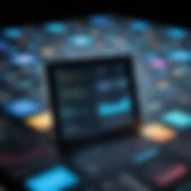 Applications of iPad Database Software Across Industries A chart comparing the applications of iPad database software across industries