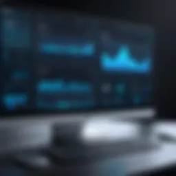 User interface of Medisoft showcasing its dashboard features