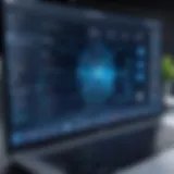 User interface of a network mapping software on Mac