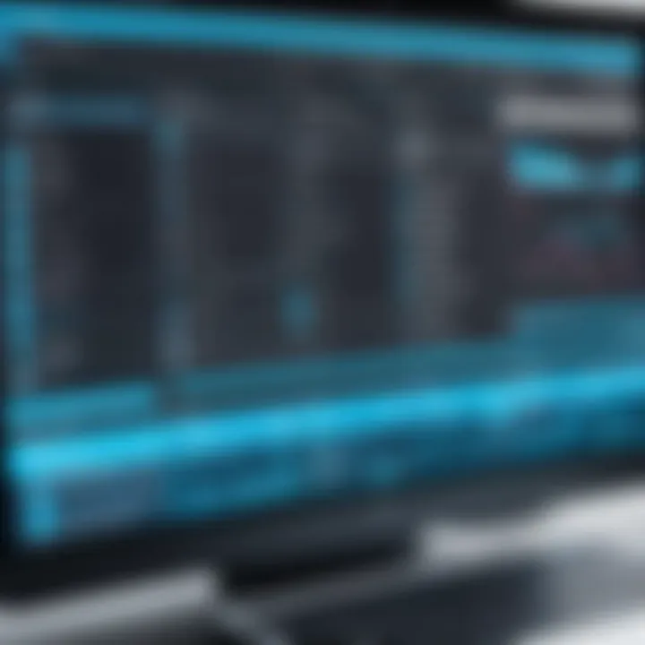 A close-up view of a digital interface displaying project management tools