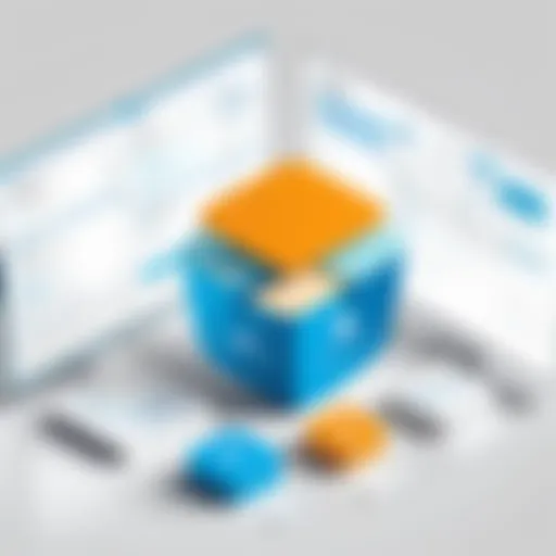 Visual representation of Salesforce donor database architecture
