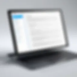 Interface of a leading PDF reader software showcasing its features
