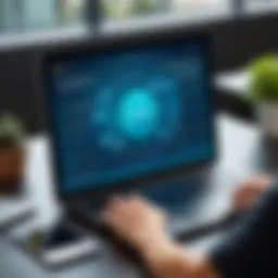 Overview of Symlex VPN's interface showcasing its user-friendly design