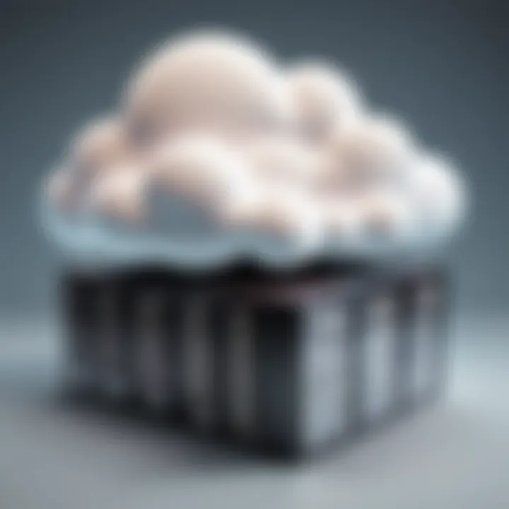 Infographic comparing cloud and traditional storage options