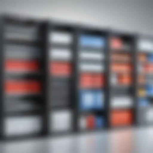 A visual representation of traditional storage solutions