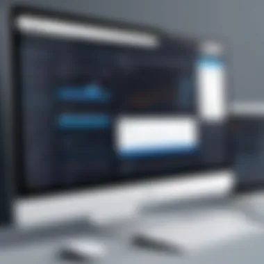 Web Page Form Builder Dashboard A sophisticated dashboard of a web page form builder showing various features.